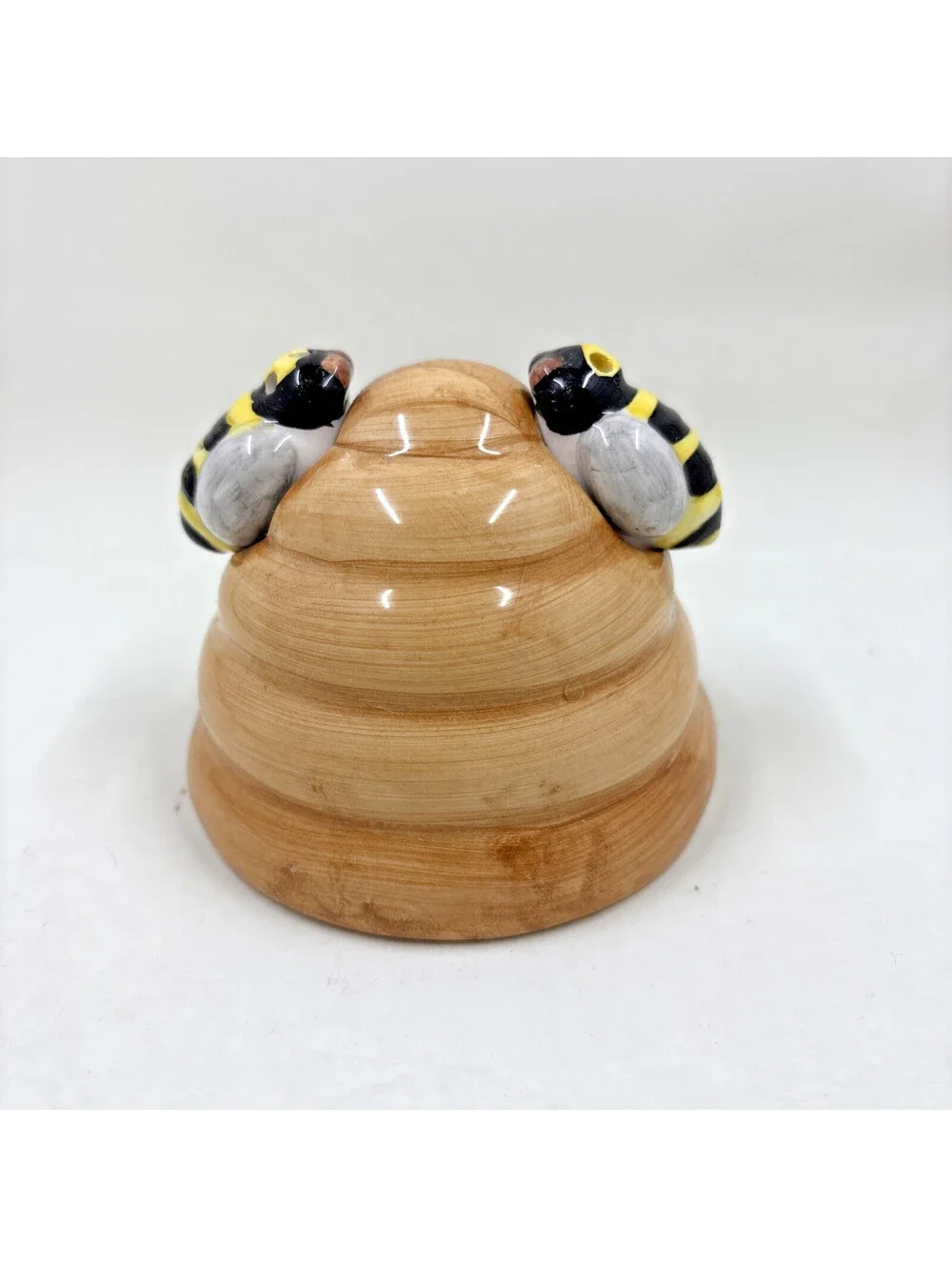 RARE Vintage Beehive Bees Hive Home Sweet Honey Pot Novelty Salt &Pepper Shakers